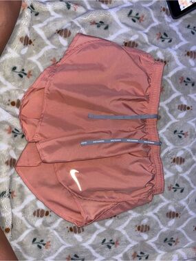 Nike Coral Pink Athletic Running Shorts